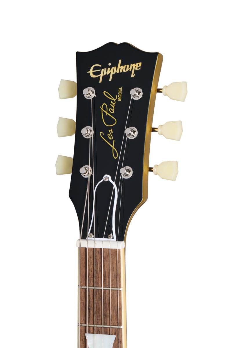 虎杢 調整済み 美品 Epiphone Les Paul エレキギター Epiphone Tak Matsumoto 1955 Les Paul Standard Antique Gold